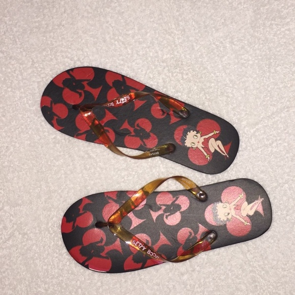 Betty Boop Flip Flop Sandal Thong - Picture 2 of 4